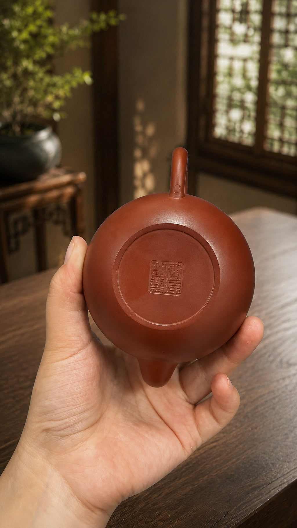 Handmade Aili Yixing Zisha Teapot – Dahongpao Clay, 140ml
