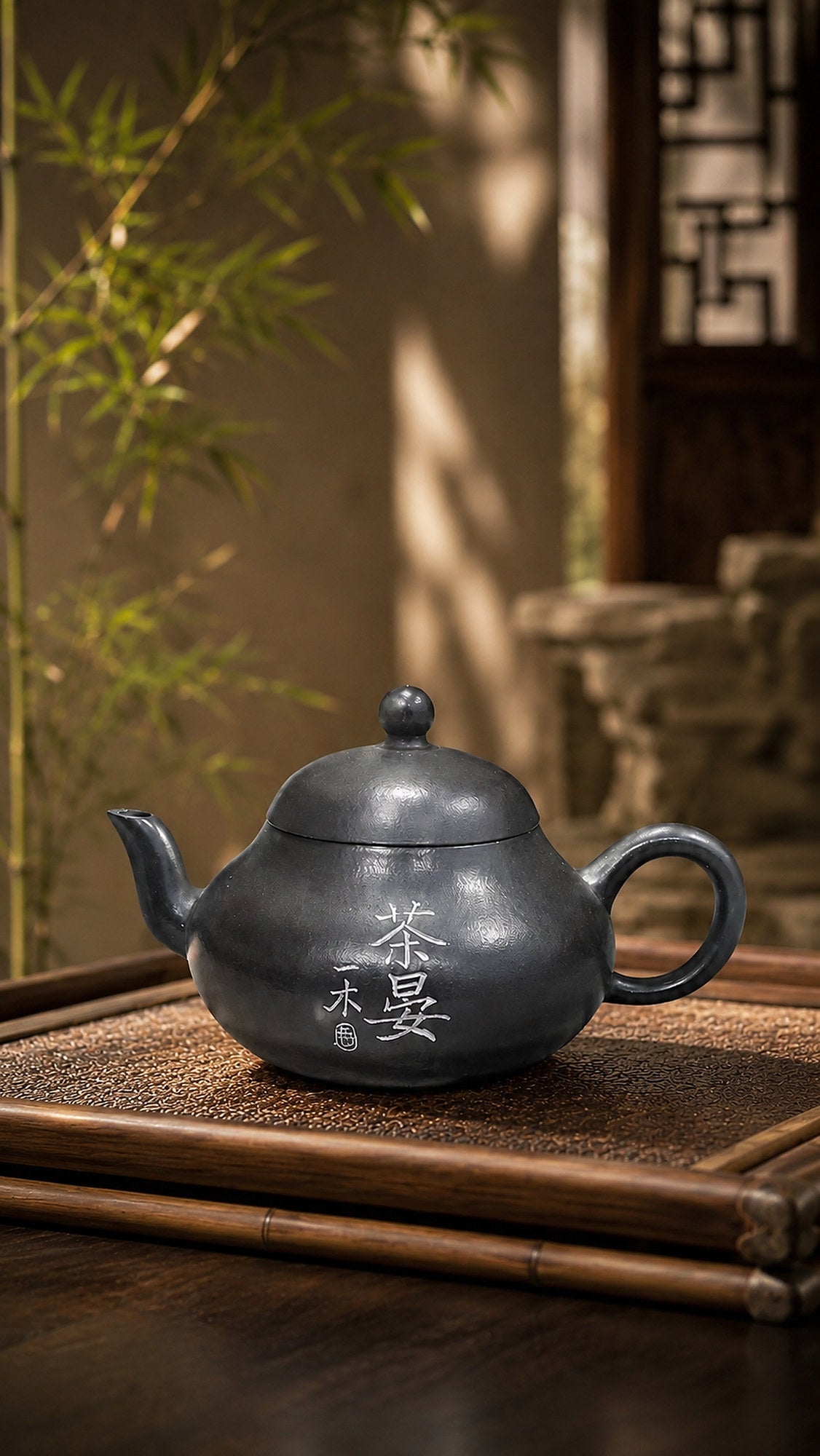 Aili Yixing Zisha Teapot – Reduction-Fired Zhuni Clay, 100ml