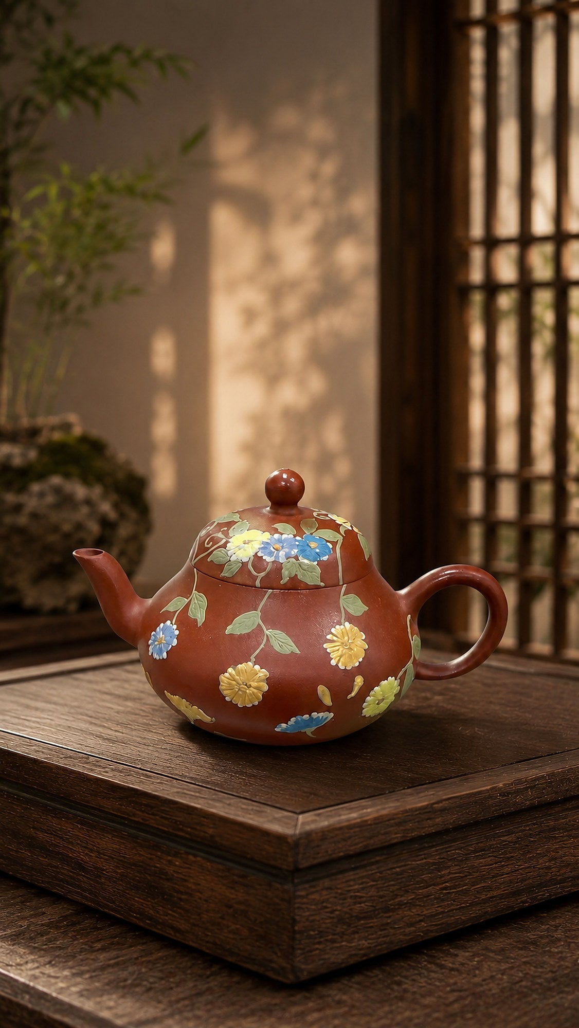 Aili Yixing Zisha Teapot – Zhuni Clay, 80ml – No. 041