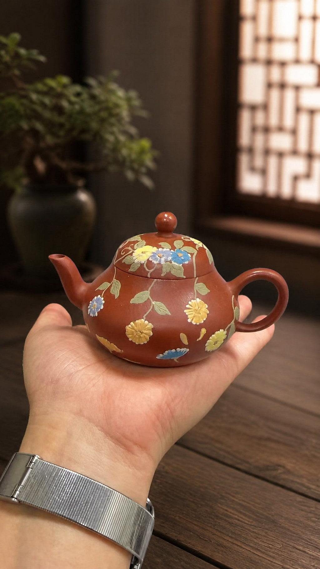 Aili Yixing Zisha Teapot – Zhuni Clay, 80ml – No. 041