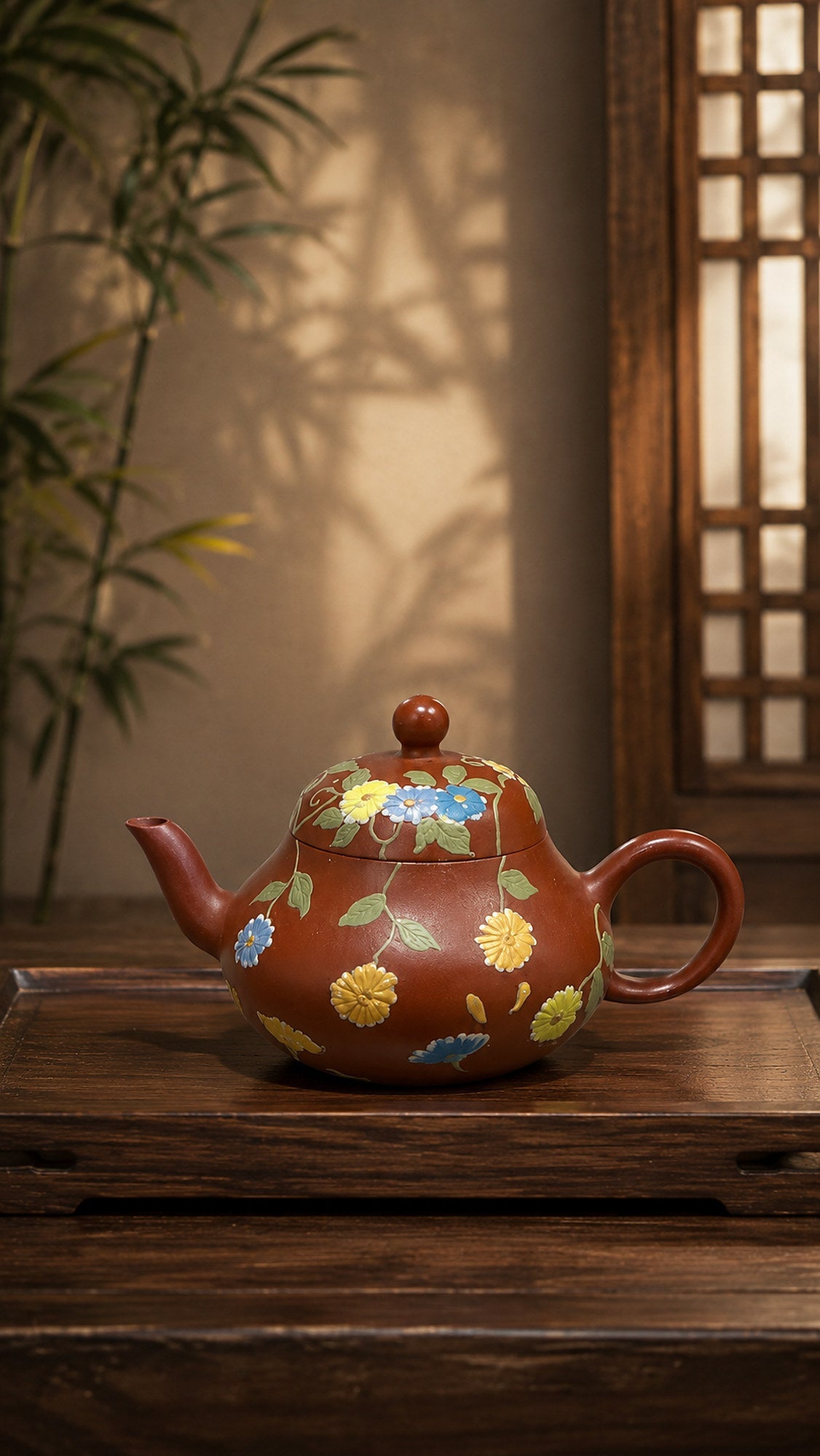 Aili Yixing Zisha Teapot – Zhuni Clay, 80ml – No. 041