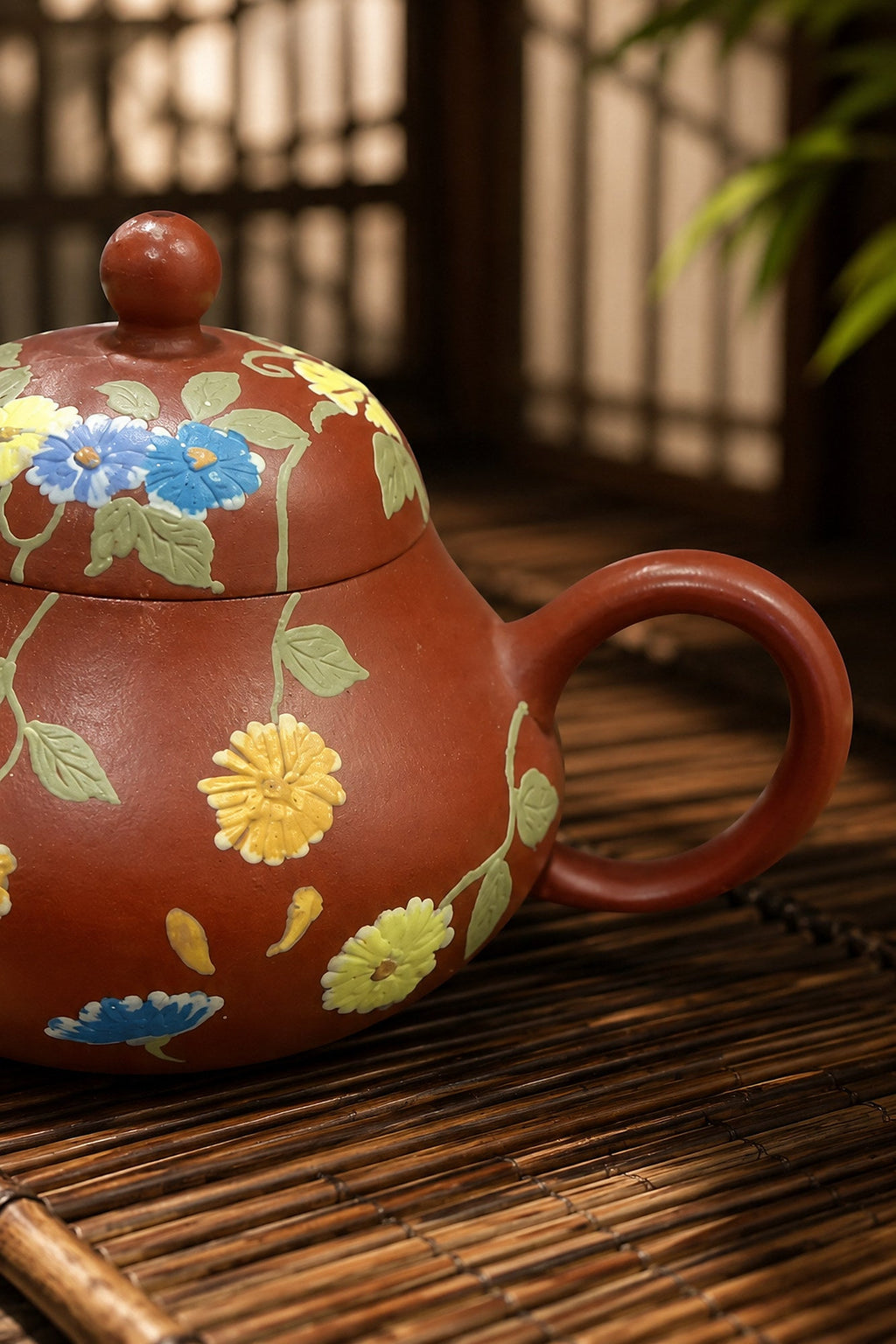 Aili Yixing Zisha Teapot – Zhuni Clay, 80ml – No. 041