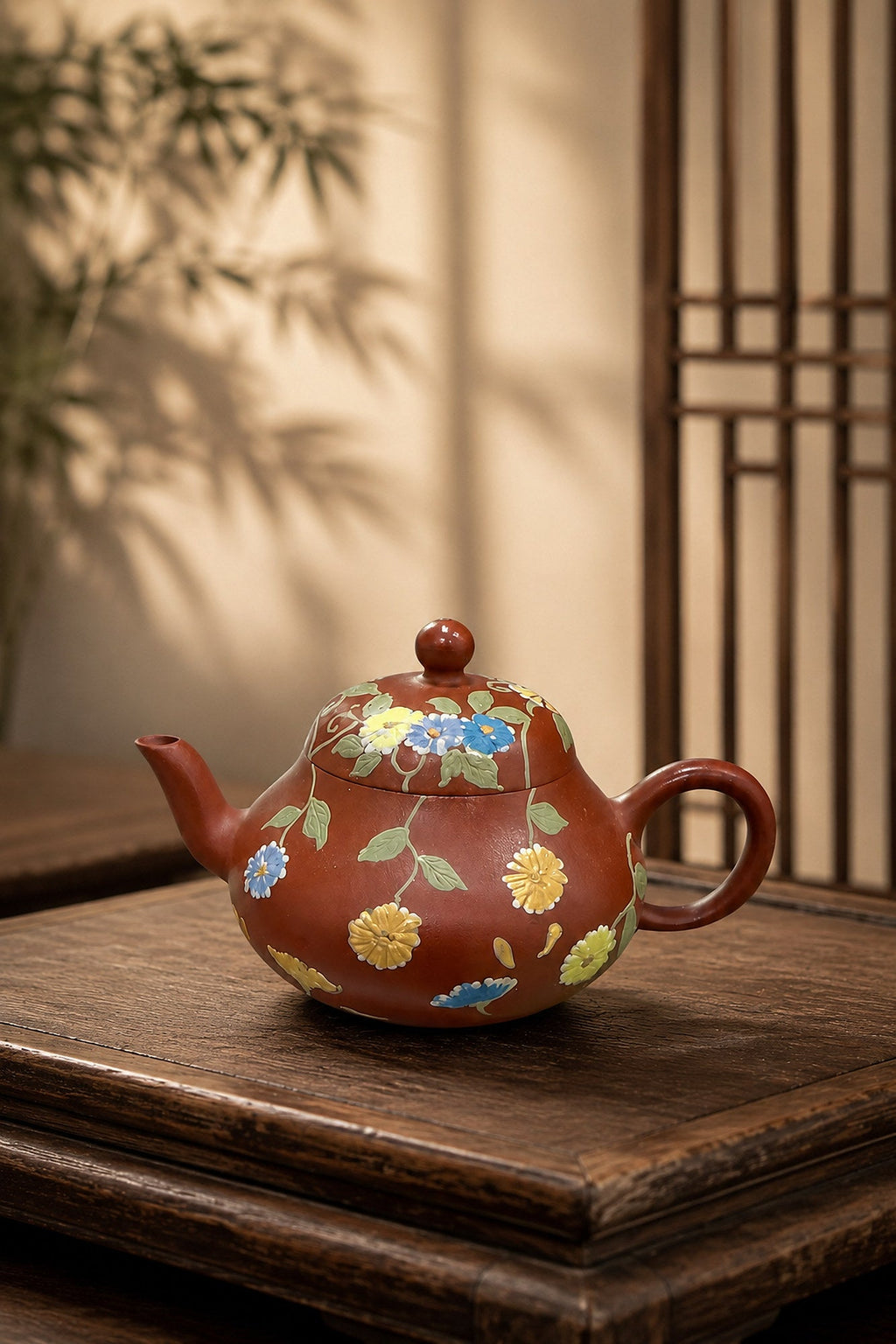 Aili Yixing Zisha Teapot – Zhuni Clay, 80ml – No. 041
