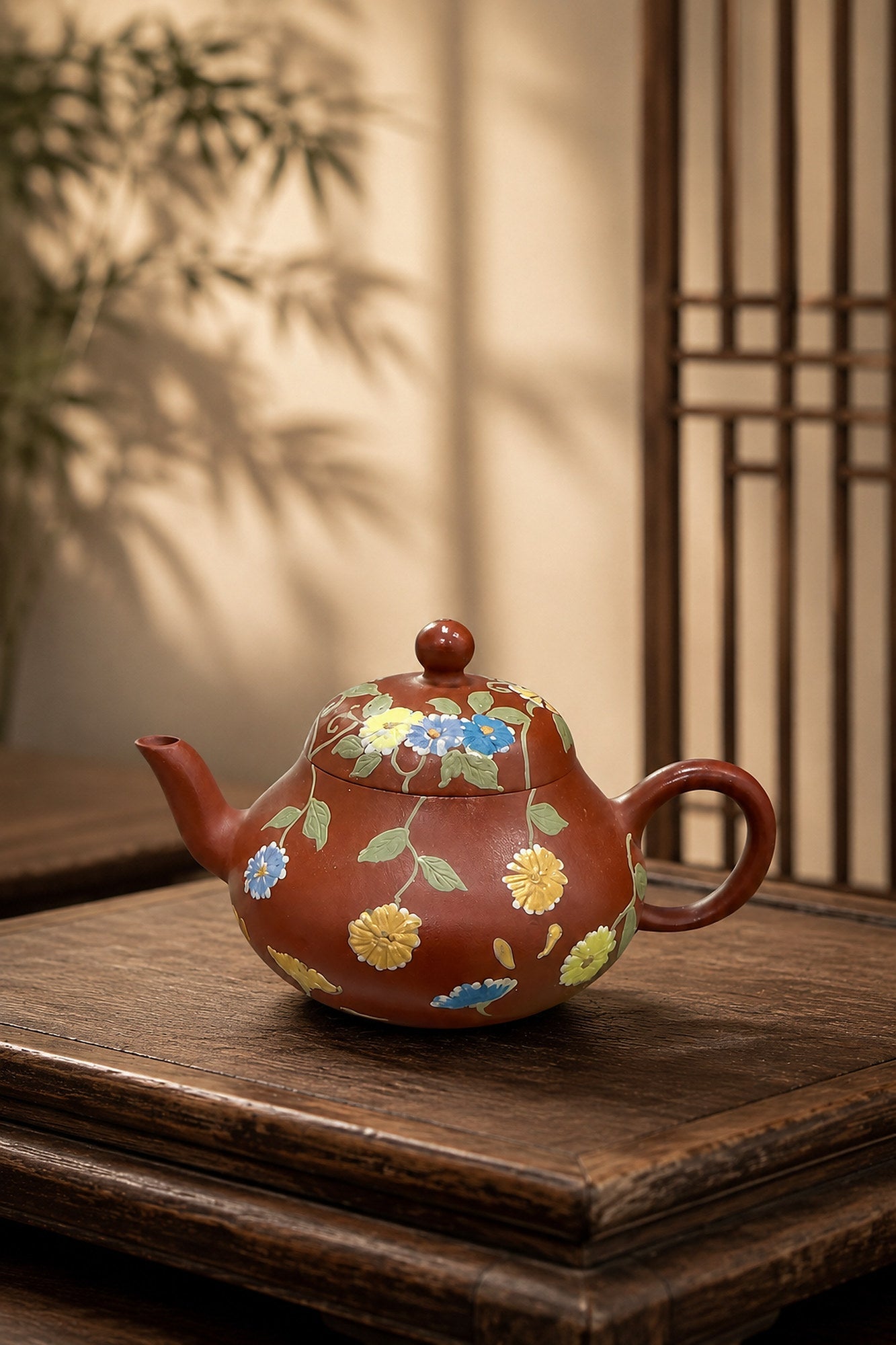 Aili Yixing Zisha Teapot – Zhuni Clay, 80ml – No. 041