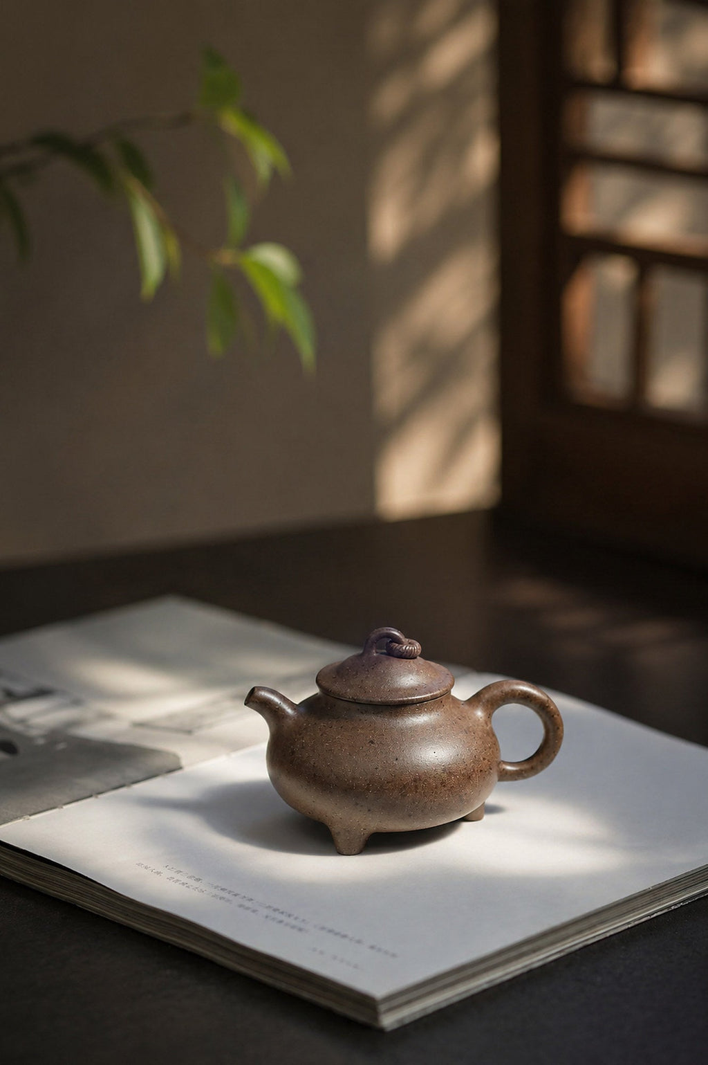 Handmade Artisan Design Yixing Zisha Teapot – Aged Zini Clay, 150ml
