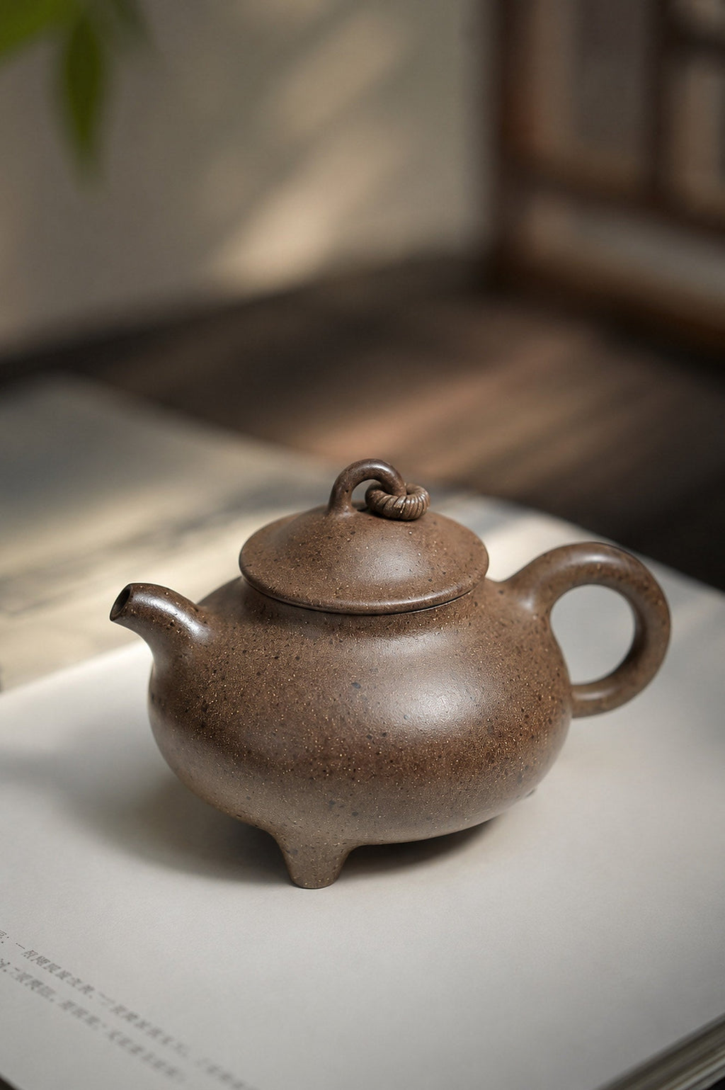 Handmade Artisan Design Yixing Zisha Teapot – Aged Zini Clay, 150ml