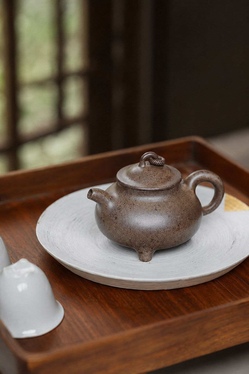Handmade Artisan Design Yixing Zisha Teapot – Aged Zini Clay, 150ml