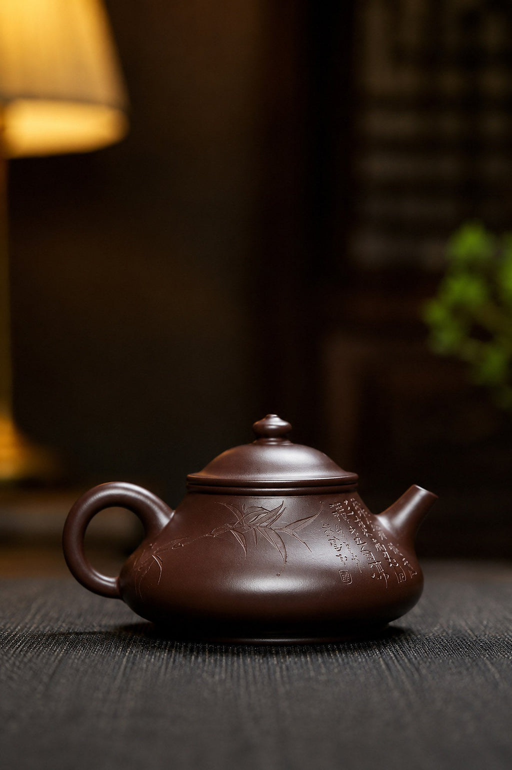 Artisan Design Yixing Zisha Teapot – Aged Zini Clay, 130ml