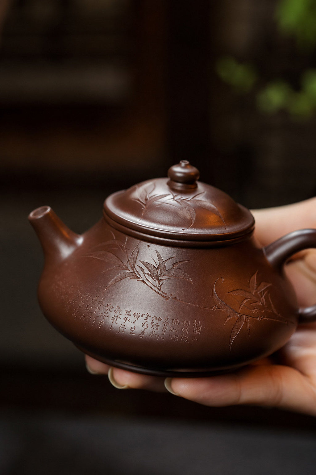 Artisan Design Yixing Zisha Teapot – Aged Zini Clay, 130ml