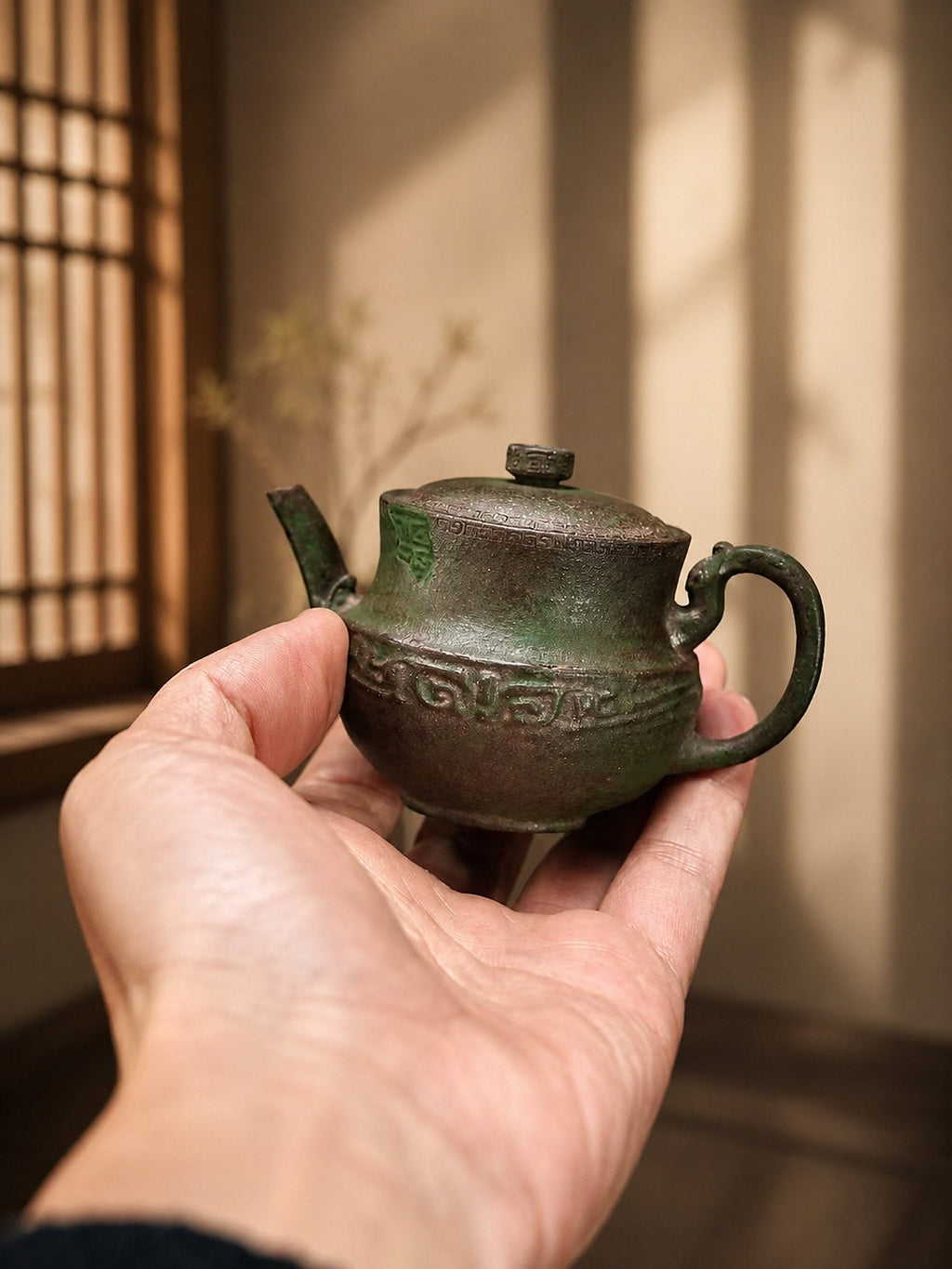 Handmade Artisan Design Yixing Zisha Teapot – Duanni Clay, 100ml