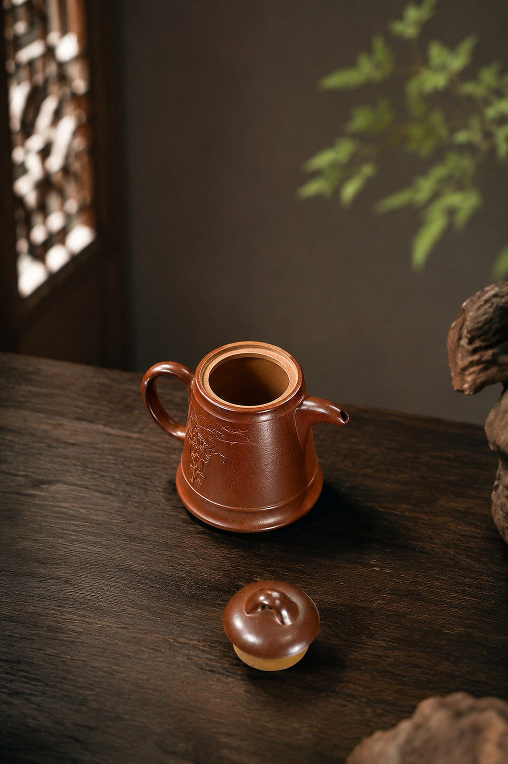 Artisan Design Yixing Zisha Teapot – Golden Duanni Clay, 90ml