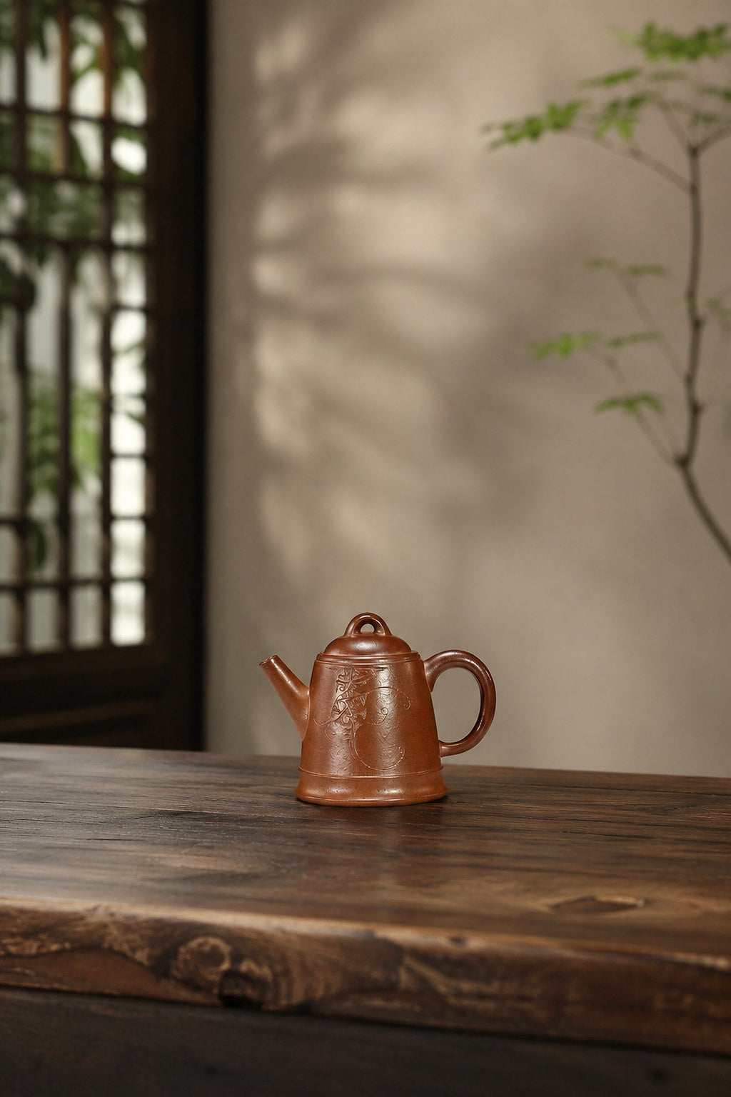 Artisan Design Yixing Zisha Teapot – Golden Duanni Clay, 90ml