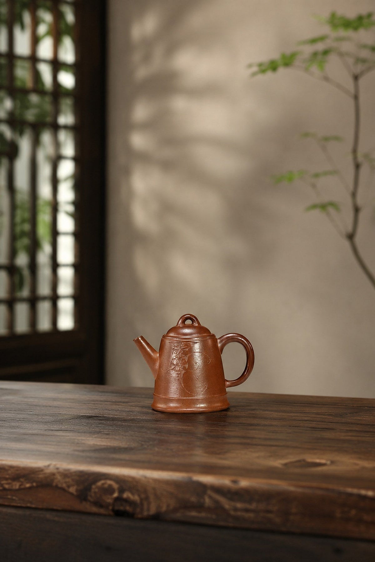Artisan Design Yixing Zisha Teapot – Golden Duanni Clay, 90ml