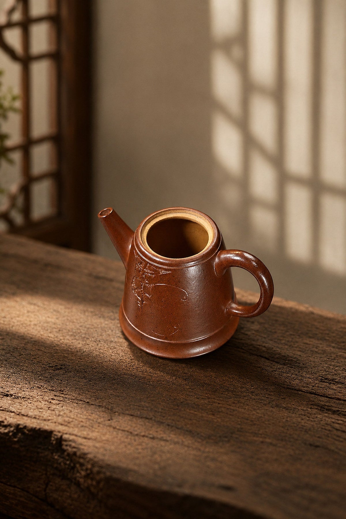 Artisan Design Yixing Zisha Teapot – Golden Duanni Clay, 90ml