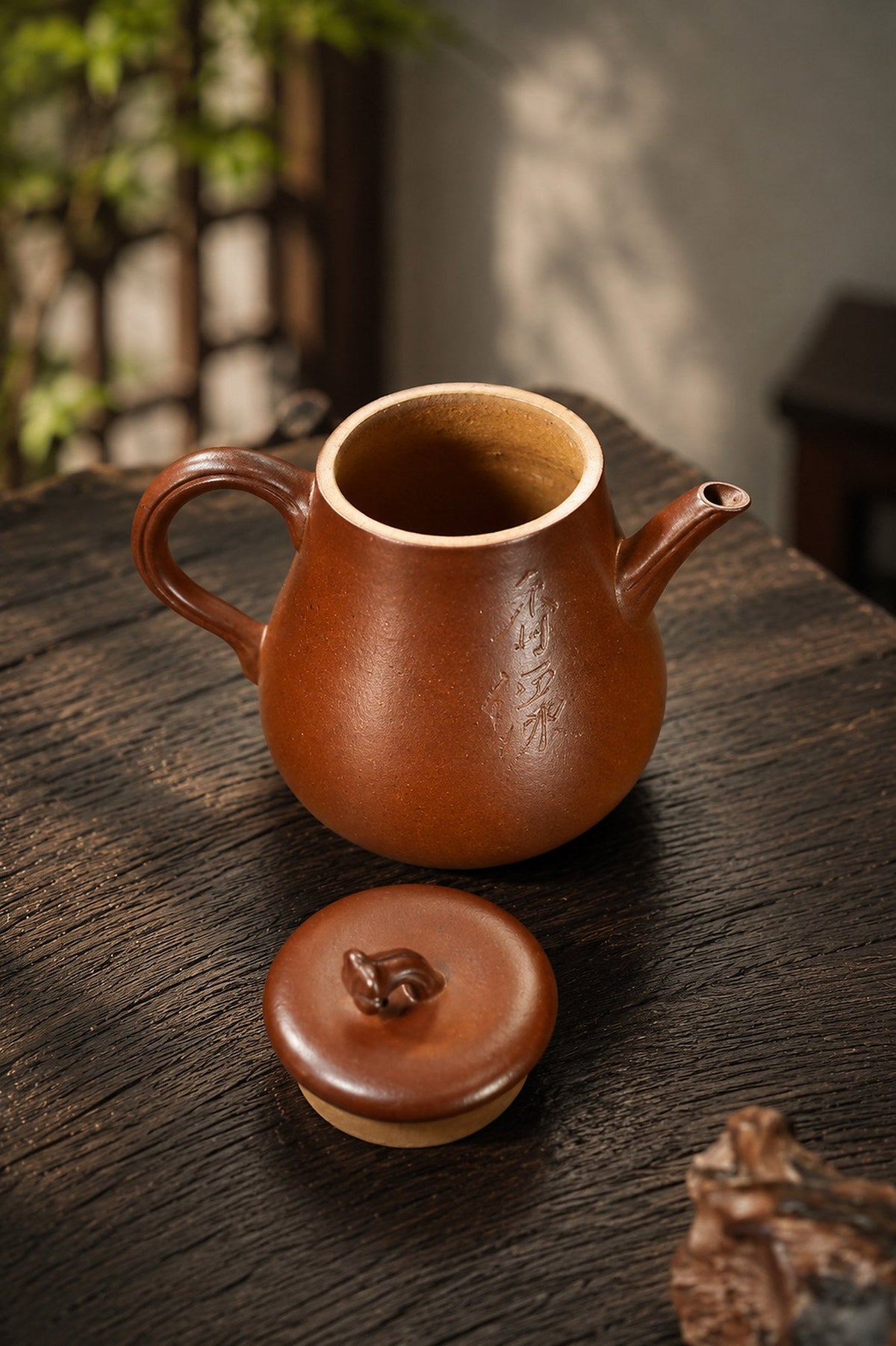 Artisan Design Yixing Zisha Teapot – Golden Duanni Clay, 120ml