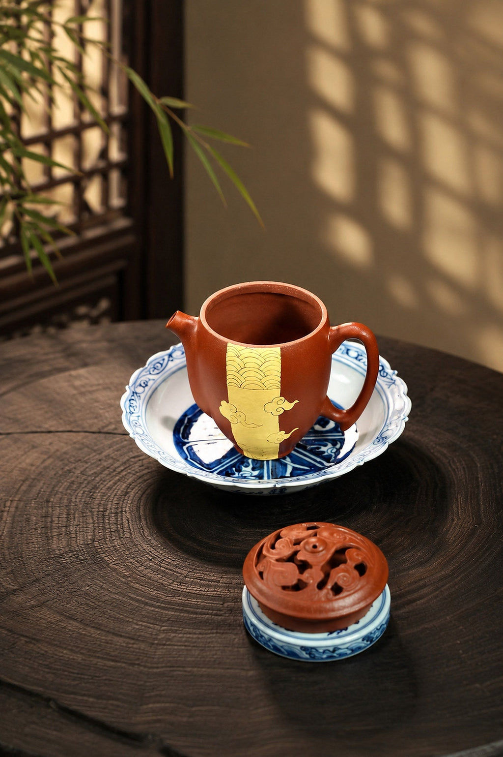 Handmade Artisan Design Yixing Zisha Teapot – Jiangponi Clay, 180ml