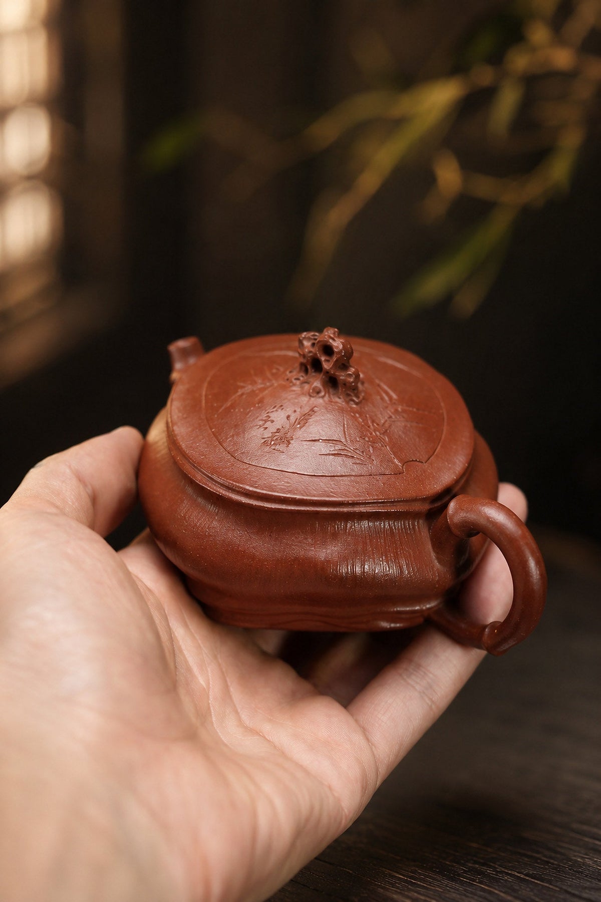 Handmade Artisan Design Yixing Zisha Teapot – Jiangponi Clay, 140ml