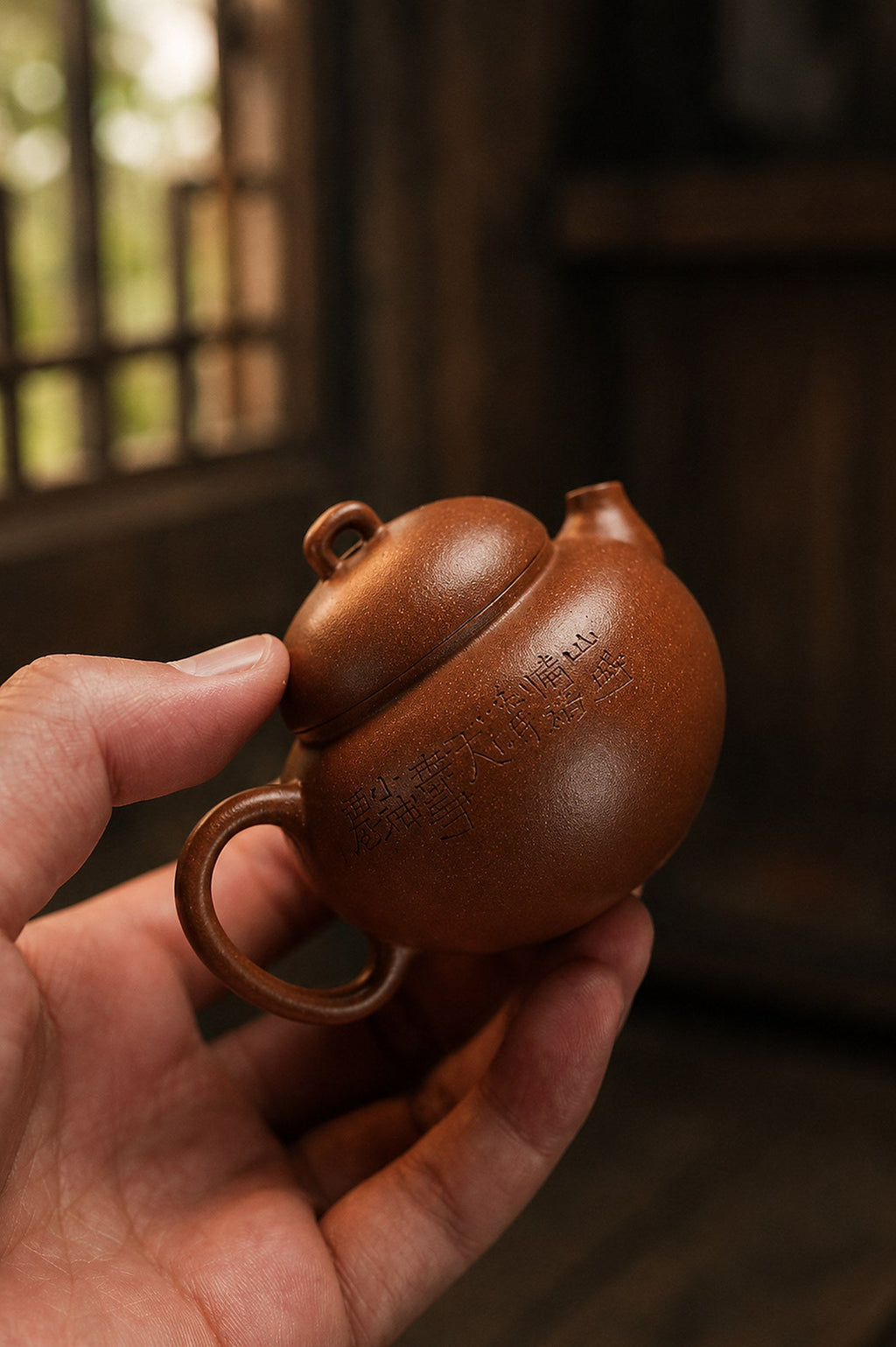 Artisan Design Yixing Zisha Teapot – Jiangponi Clay, 100ml