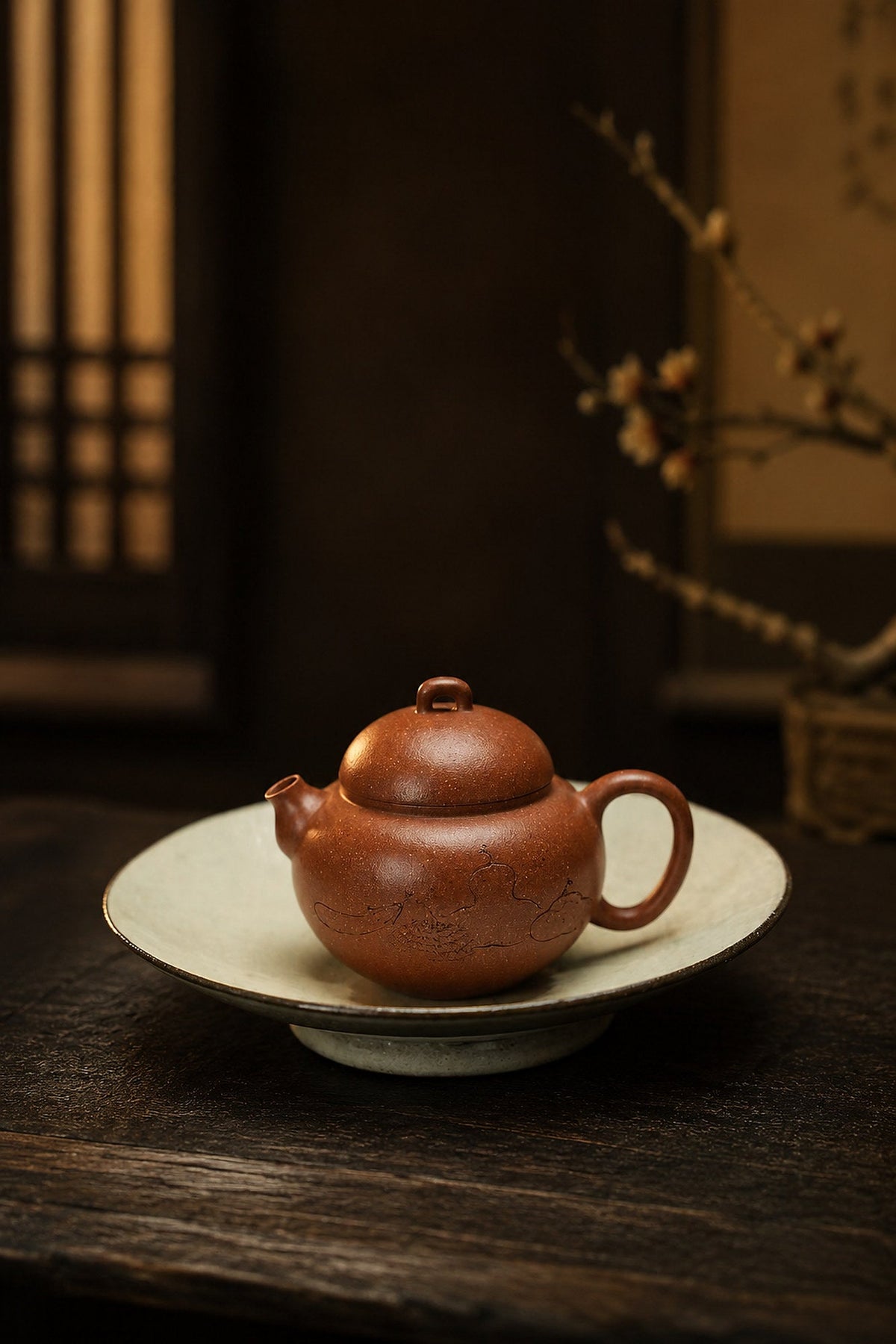 Artisan Design Yixing Zisha Teapot – Jiangponi Clay, 100ml
