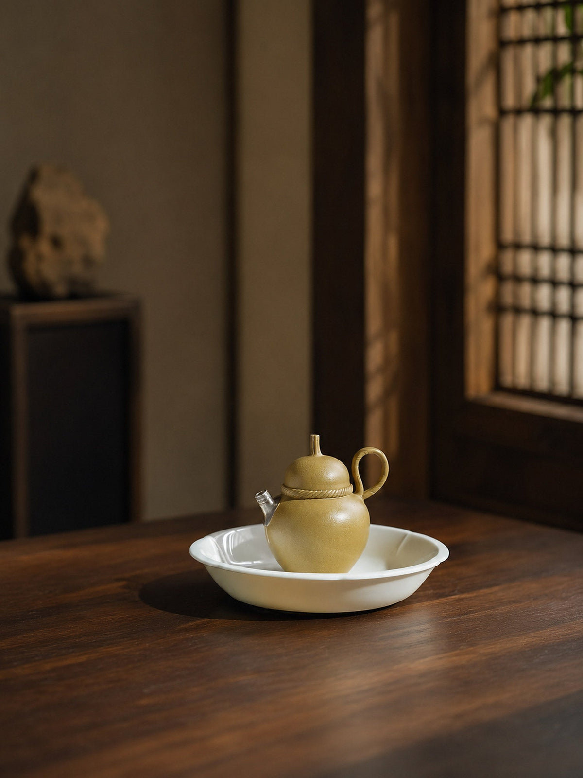 Artisan Design Yixing Zisha Teapot – Lipi Duanni Clay, 100ml