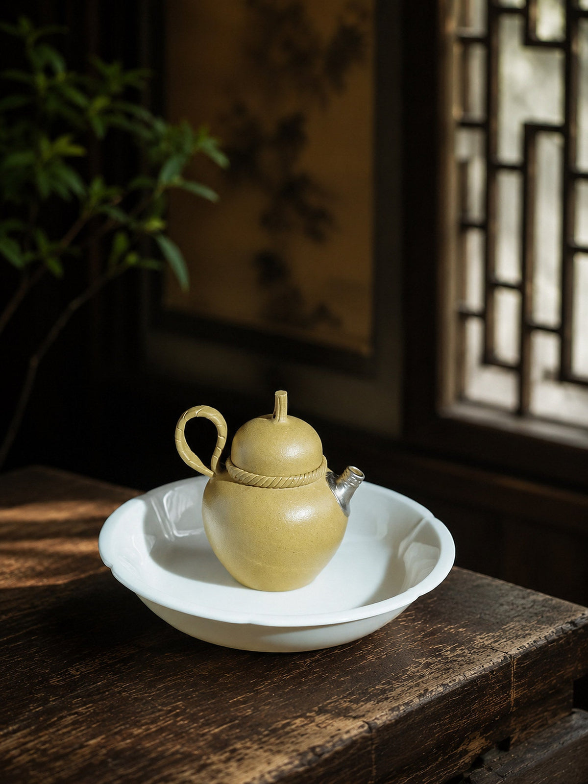 Artisan Design Yixing Zisha Teapot – Lipi Duanni Clay, 100ml