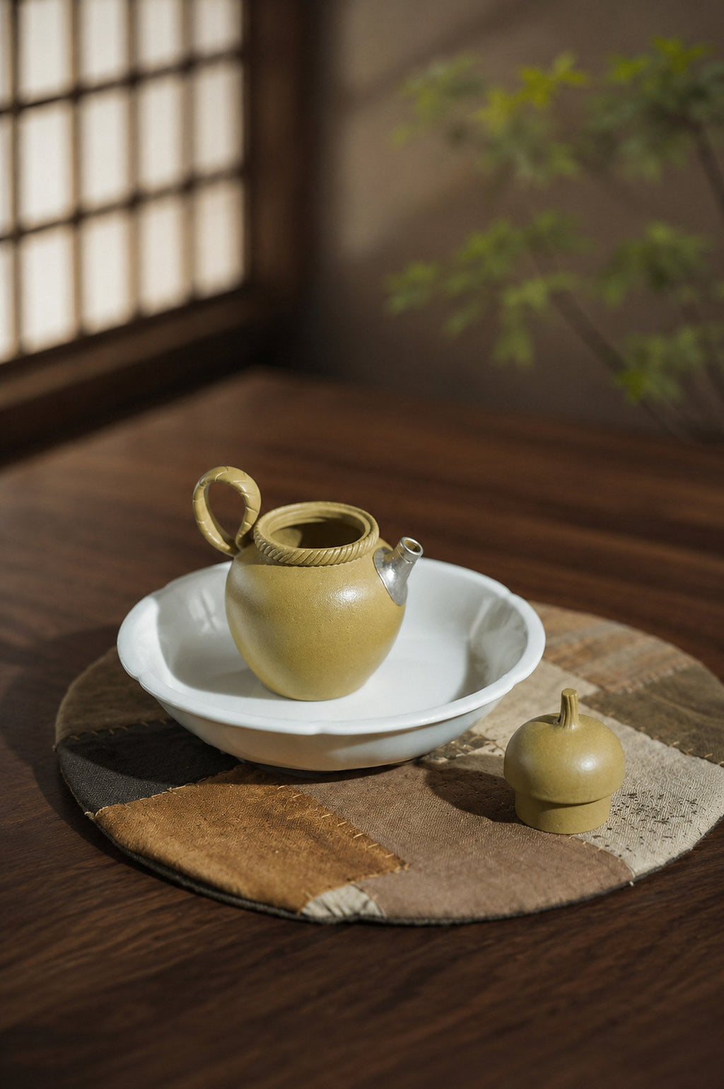 Artisan Design Yixing Zisha Teapot – Lipi Duanni Clay, 100ml
