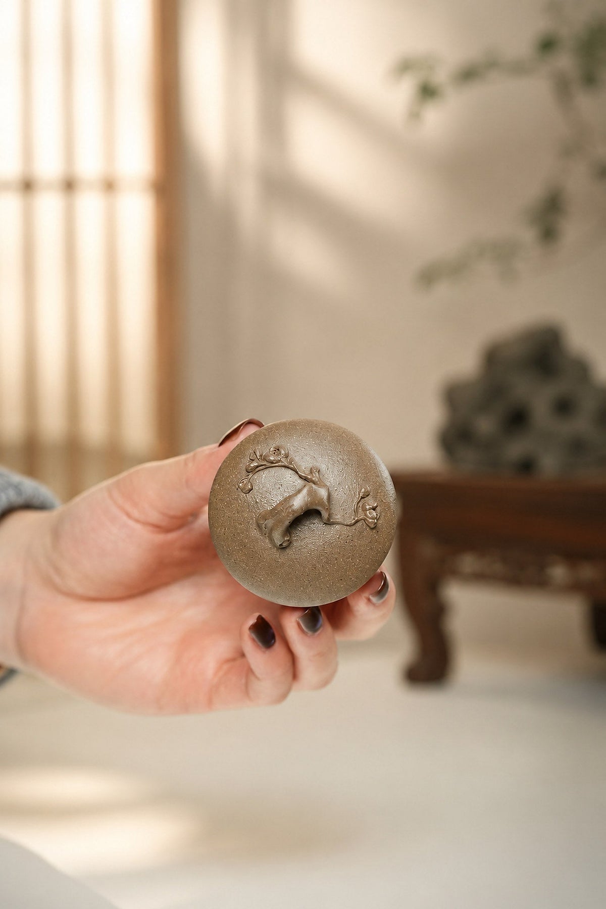 Handmade Artisan Design Yixing Zisha Teapot – Qing Jiangponi Clay, 130ml