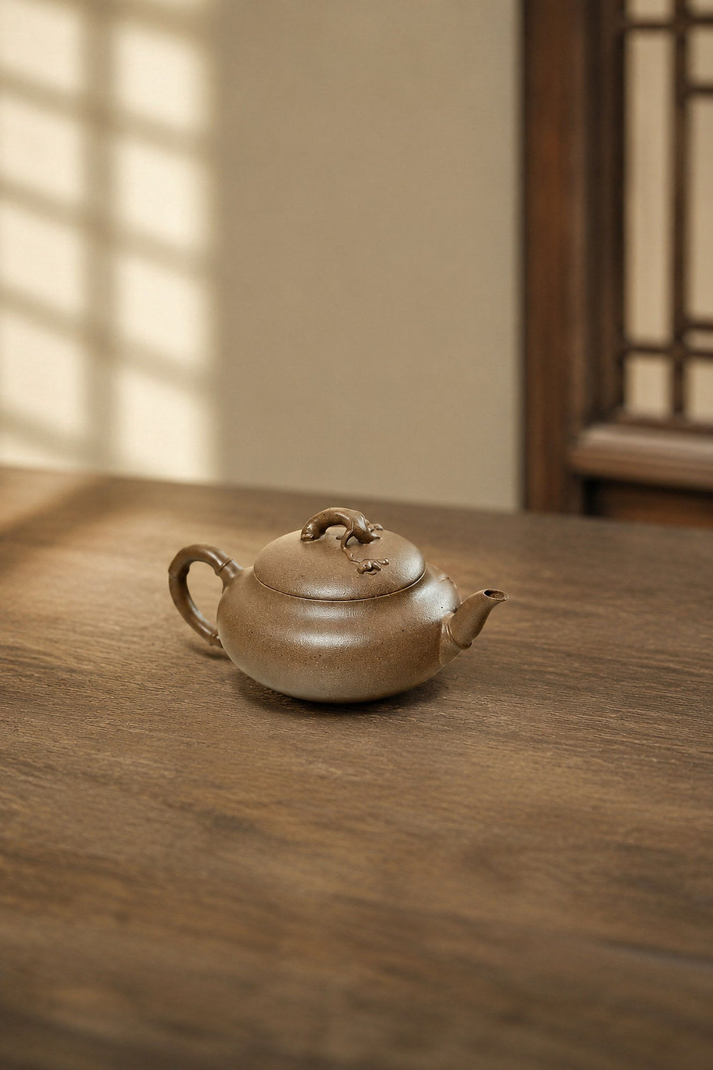 Handmade Artisan Design Yixing Zisha Teapot – Qing Jiangponi Clay, 130ml