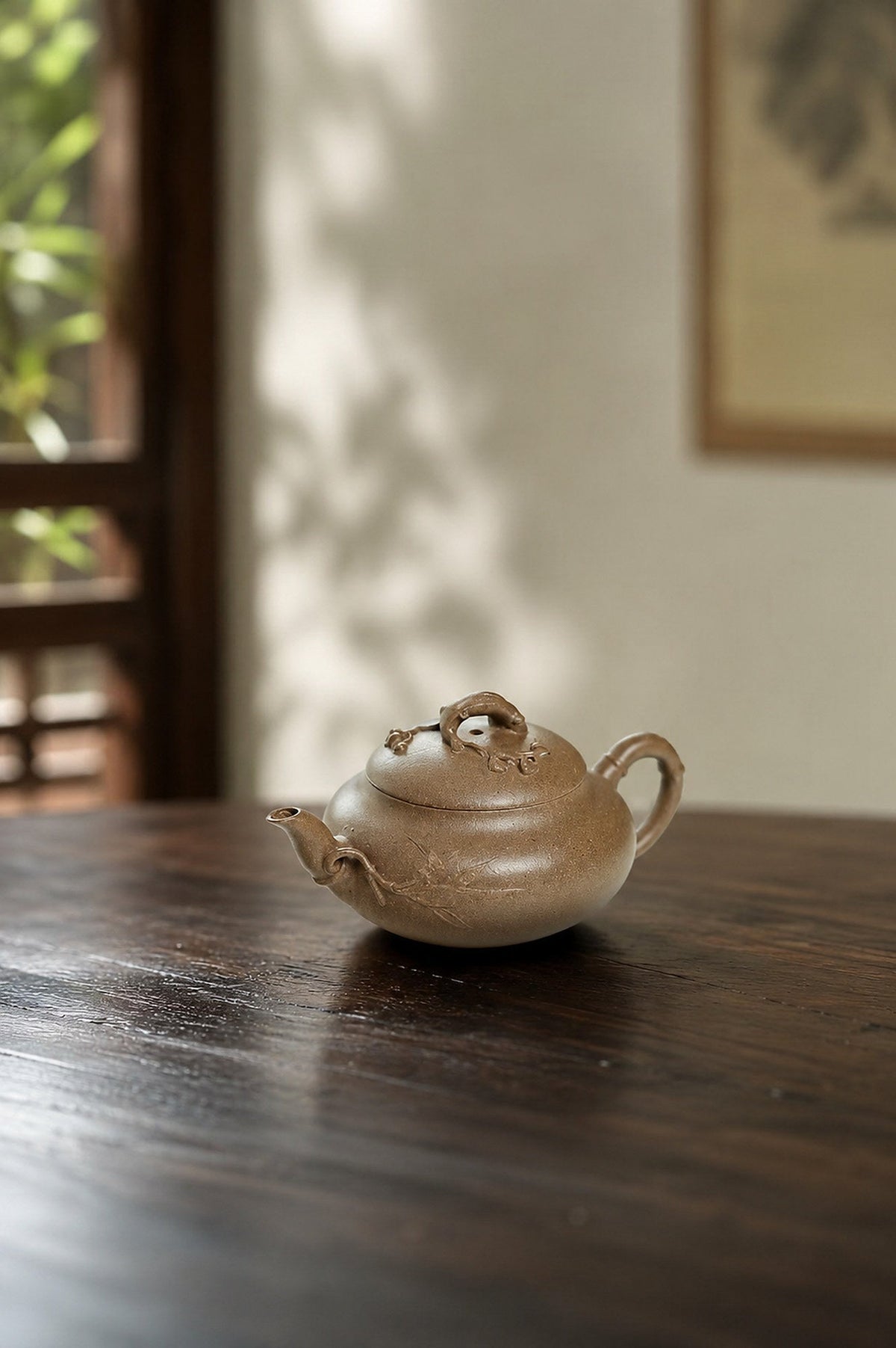 Handmade Artisan Design Yixing Zisha Teapot – Qing Jiangponi Clay, 130ml