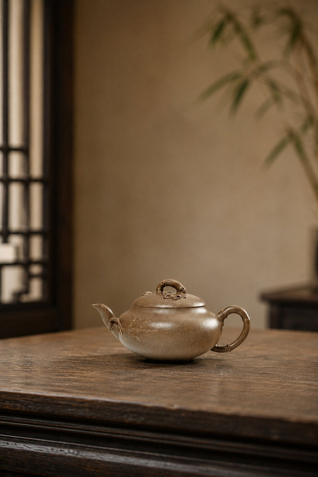 Handmade Artisan Design Yixing Zisha Teapot – Qing Jiangponi Clay, 130ml