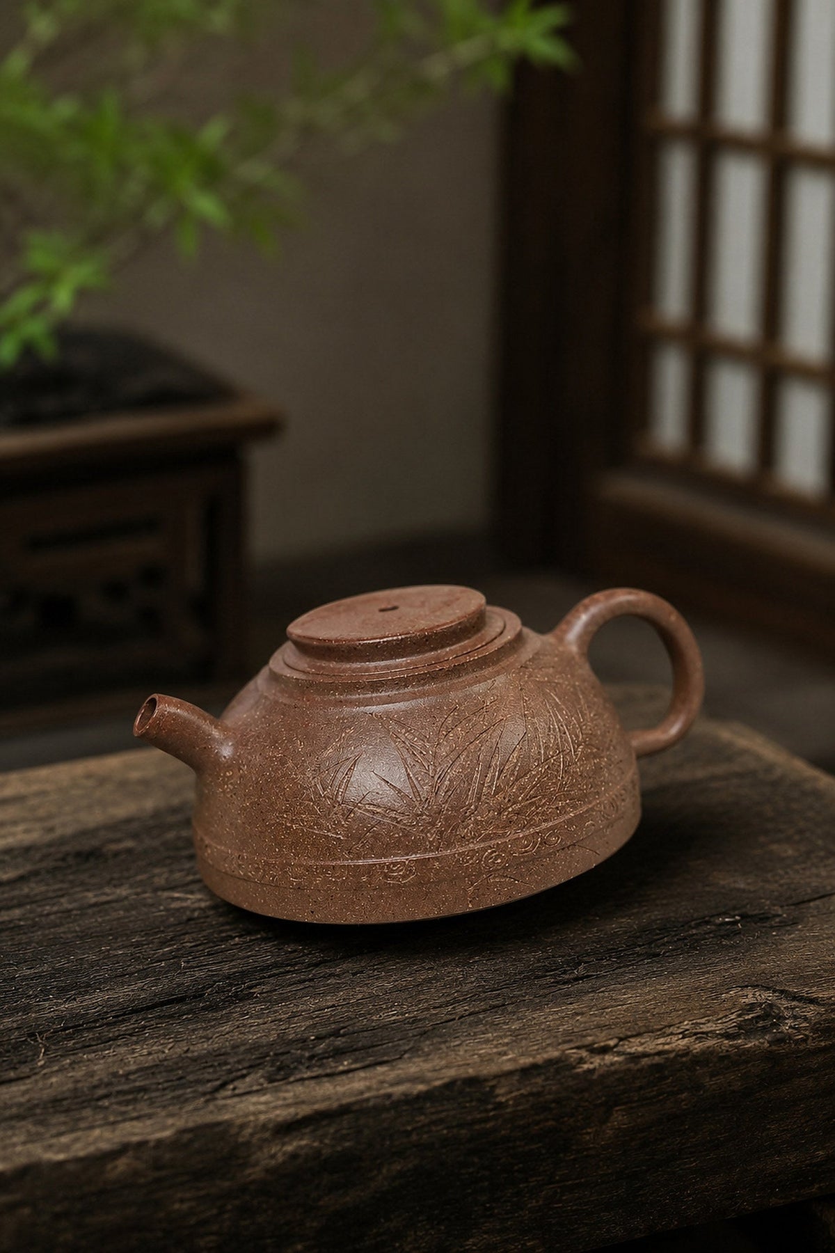 Artisan Design Yixing Zisha Teapot – Qing Jiangponi Clay, 120ml