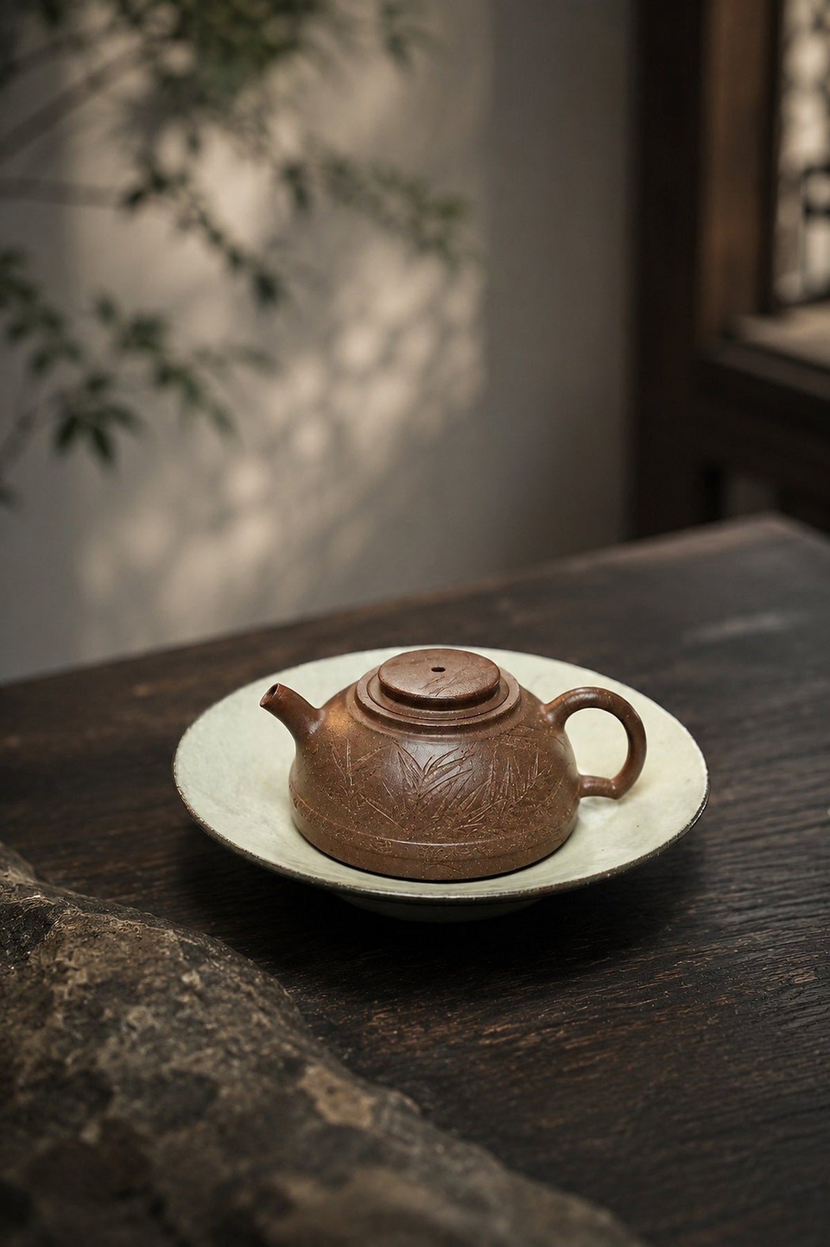 Artisan Design Yixing Zisha Teapot – Qing Jiangponi Clay, 120ml