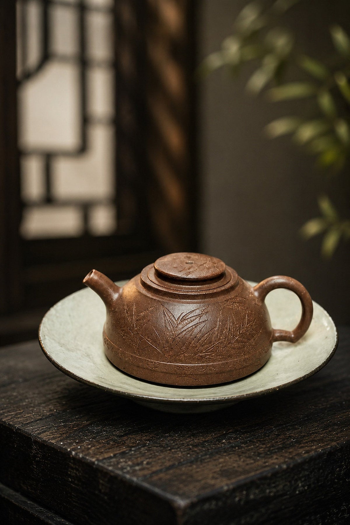 Artisan Design Yixing Zisha Teapot – Qing Jiangponi Clay, 120ml