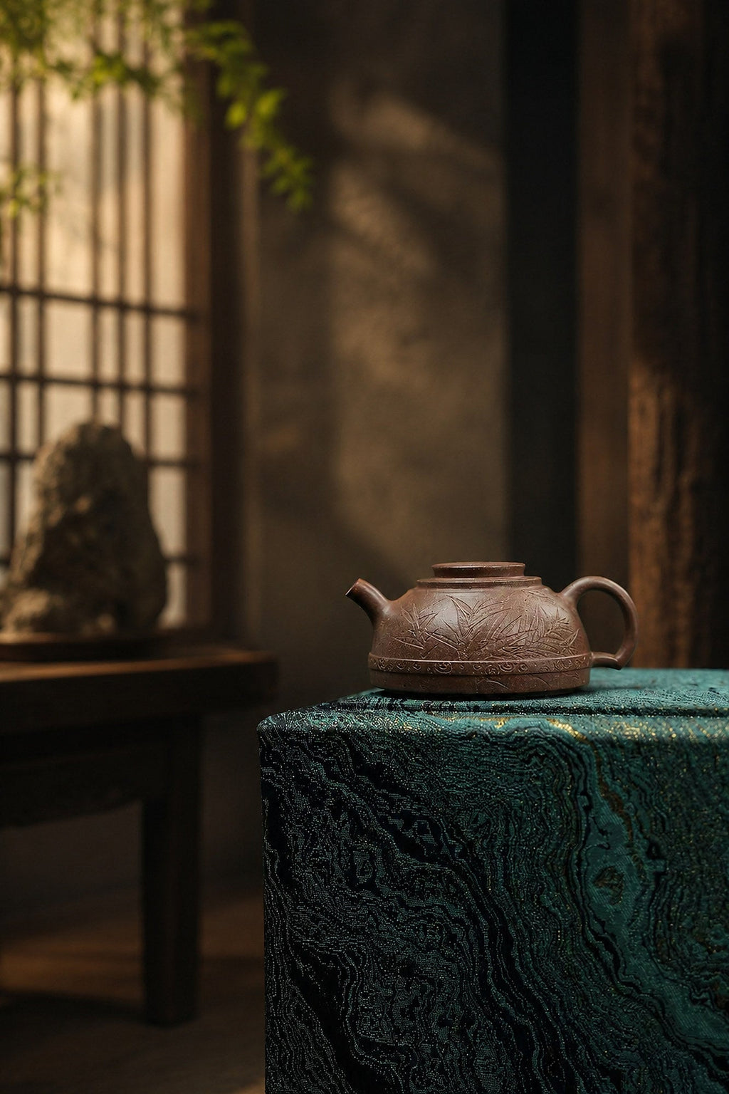 Artisan Design Yixing Zisha Teapot – Qing Jiangponi Clay, 120ml