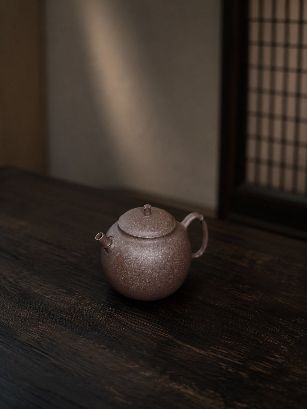 Handmade Artisan Design Yixing Zisha Teapot – Qinghui Duanni Clay, 110ml