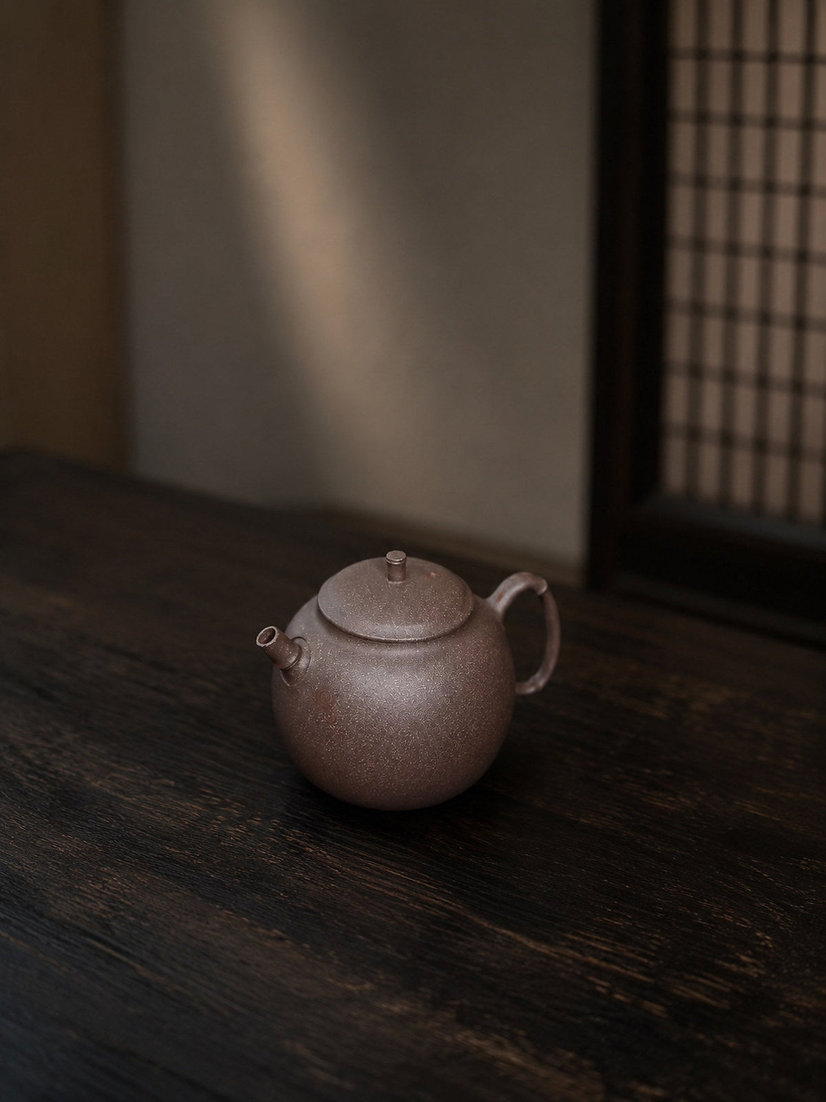 Handmade Artisan Design Yixing Zisha Teapot – Qinghui Duanni Clay, 110ml
