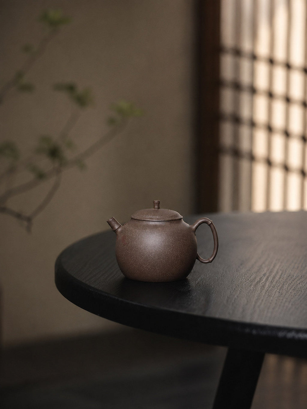 Handmade Artisan Design Yixing Zisha Teapot – Qinghui Duanni Clay, 110ml
