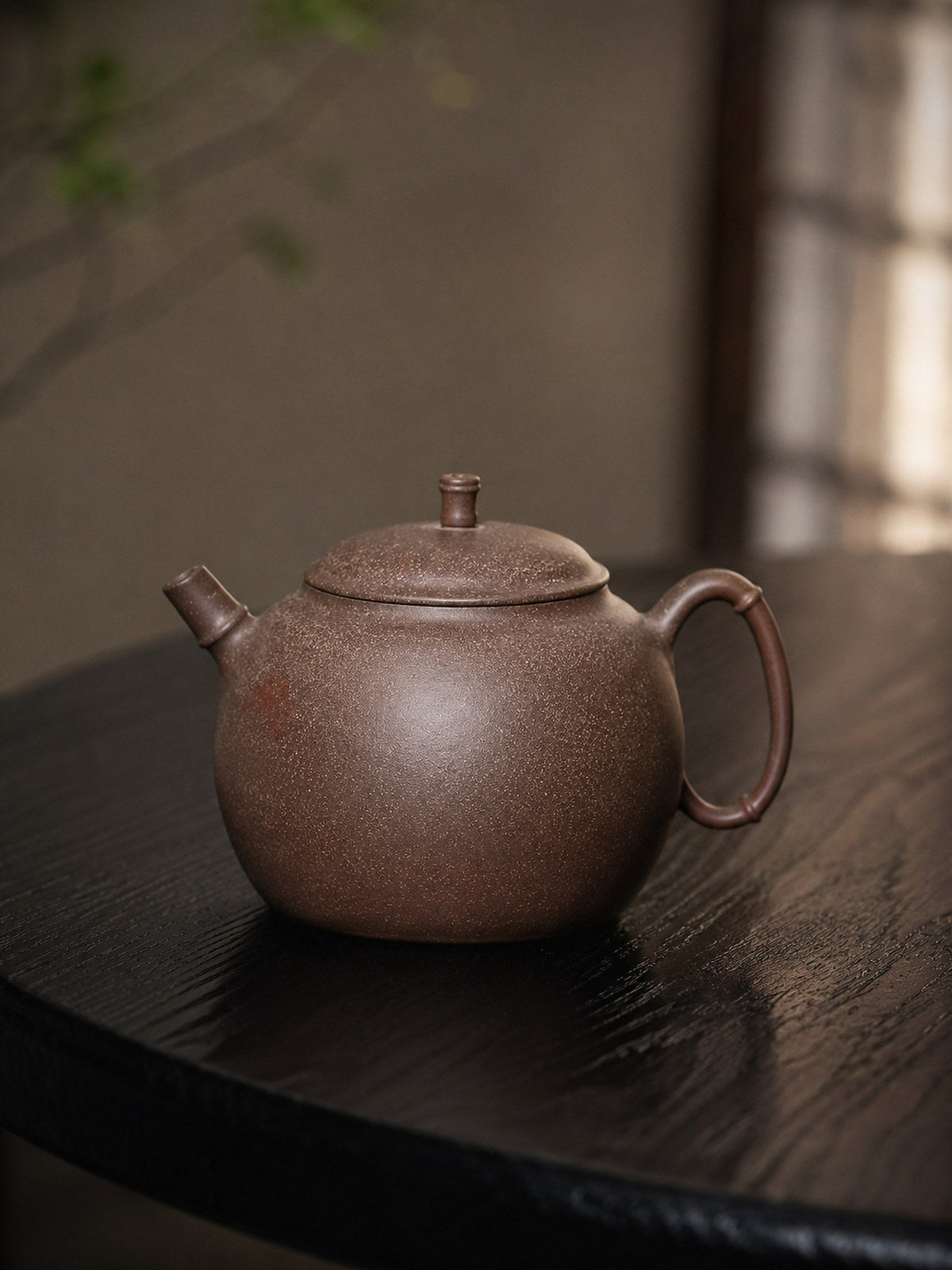 Handmade Artisan Design Yixing Zisha Teapot – Qinghui Duanni Clay, 110ml