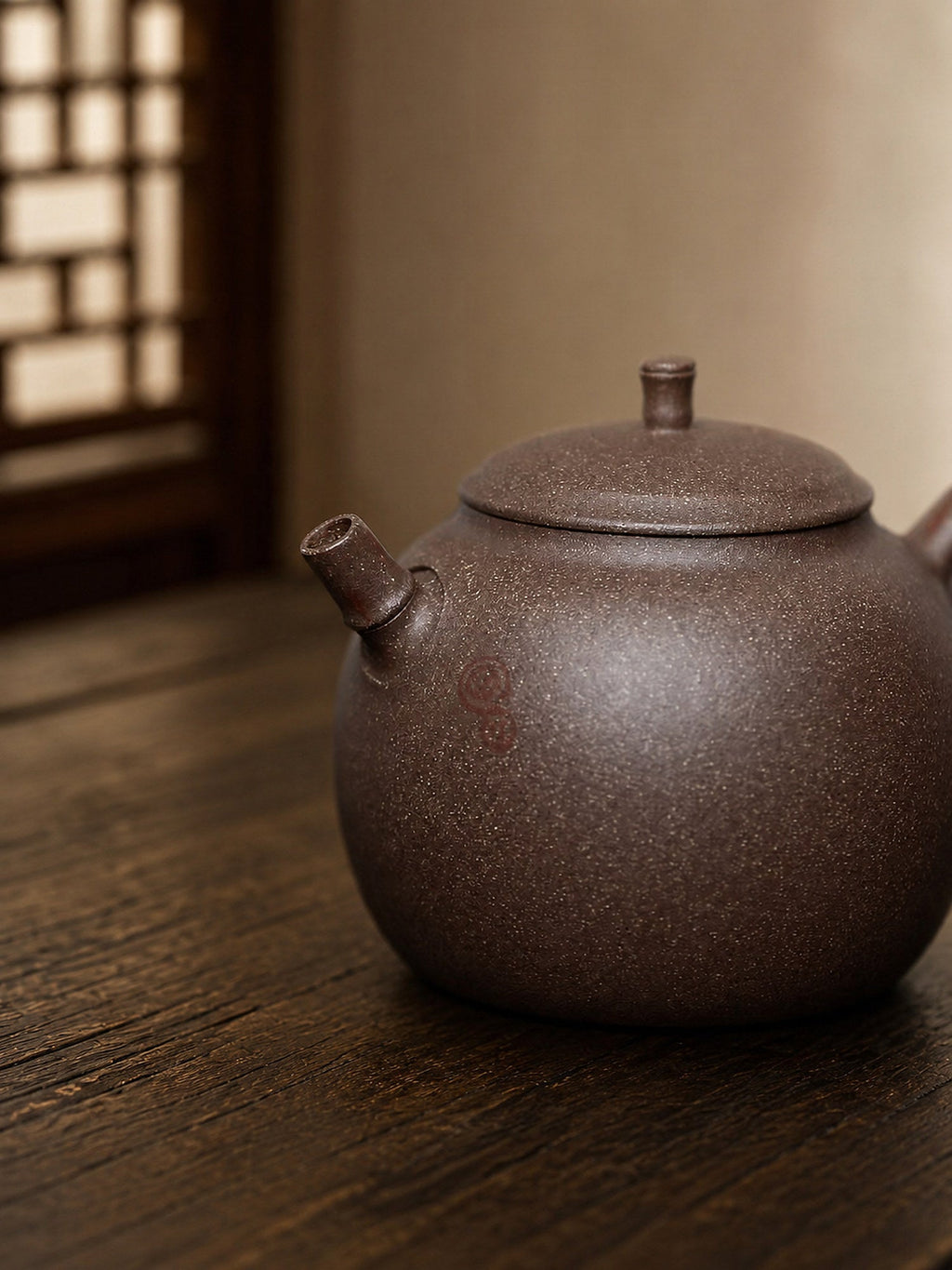 Handmade Artisan Design Yixing Zisha Teapot – Qinghui Duanni Clay, 110ml
