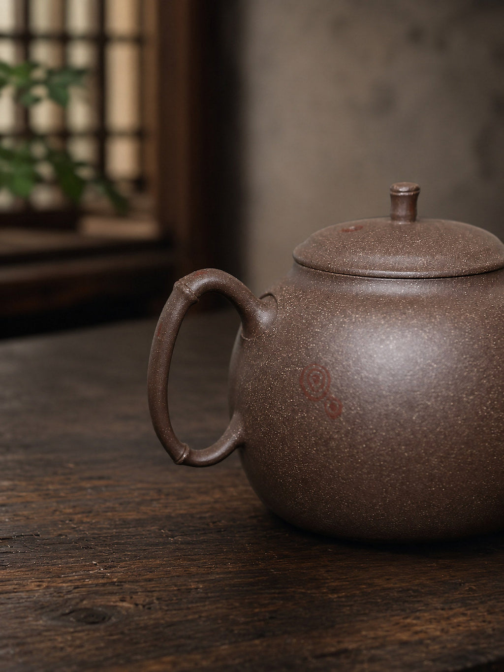Handmade Artisan Design Yixing Zisha Teapot – Qinghui Duanni Clay, 110ml
