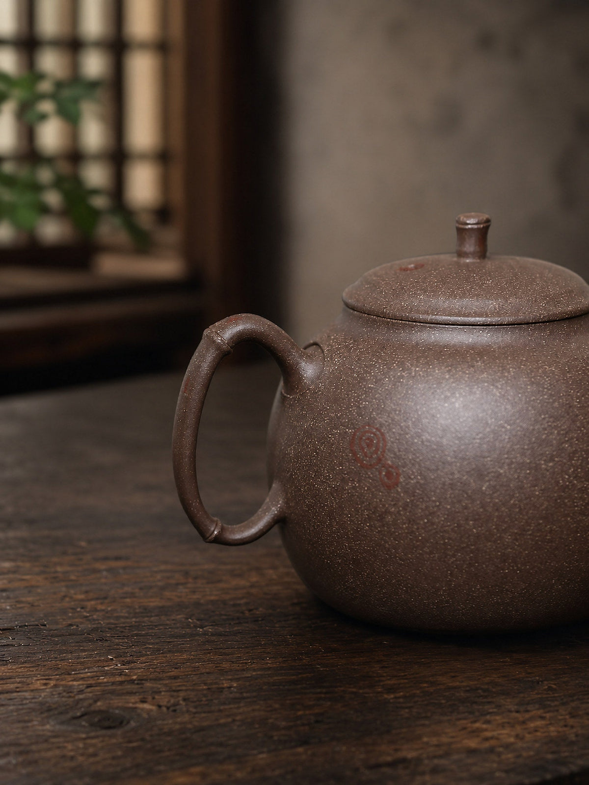 Handmade Artisan Design Yixing Zisha Teapot – Qinghui Duanni Clay, 110ml