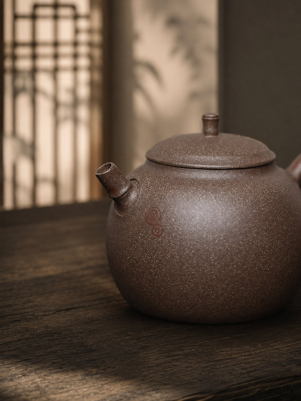 Handmade Artisan Design Yixing Zisha Teapot – Qinghui Duanni Clay, 110ml