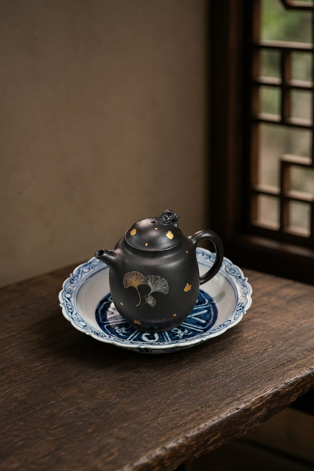 Artisan Design Yixing Zisha Teapot – Reduction-Fired Zhuni Clay, 180ml