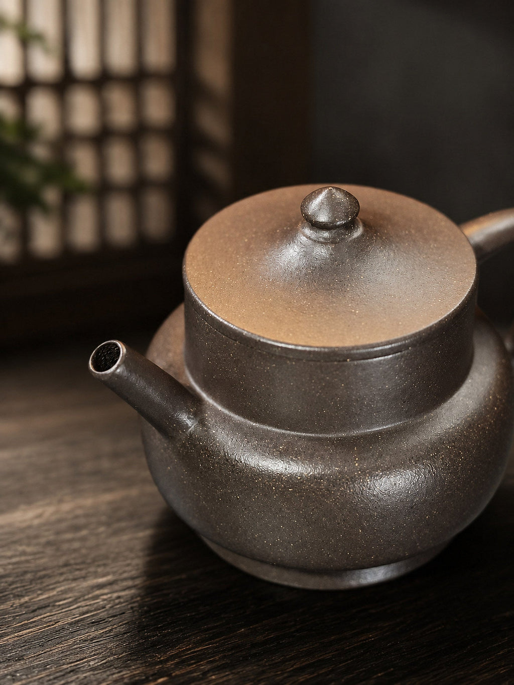 Handmade Artisan Design Yixing Zisha Teapot – Tianqingni Clay, 140ml