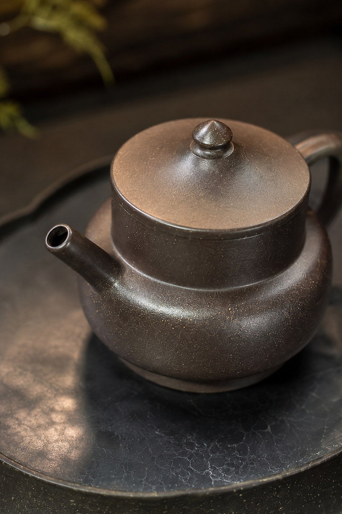 Handmade Artisan Design Yixing Zisha Teapot – Tianqingni Clay, 140ml