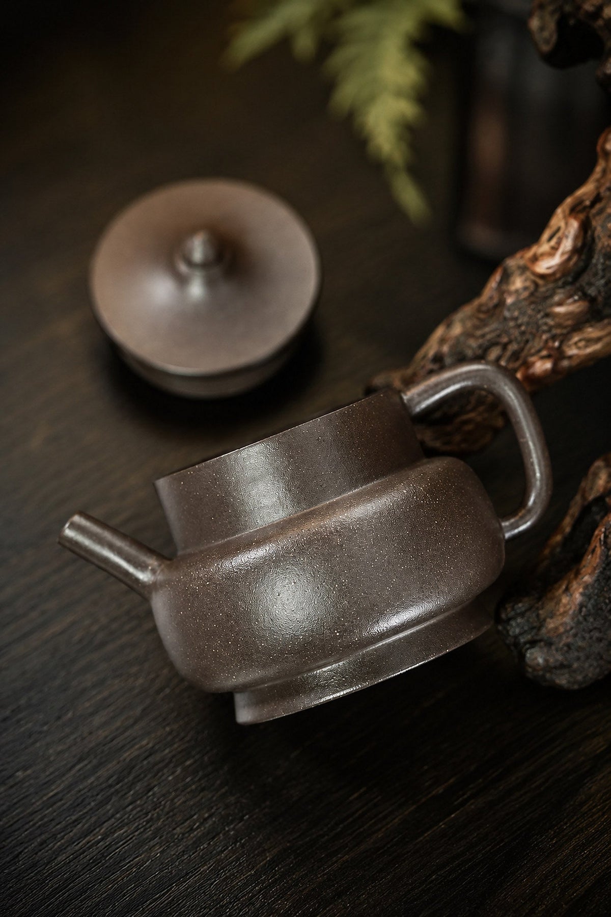 Handmade Artisan Design Yixing Zisha Teapot – Tianqingni Clay, 140ml