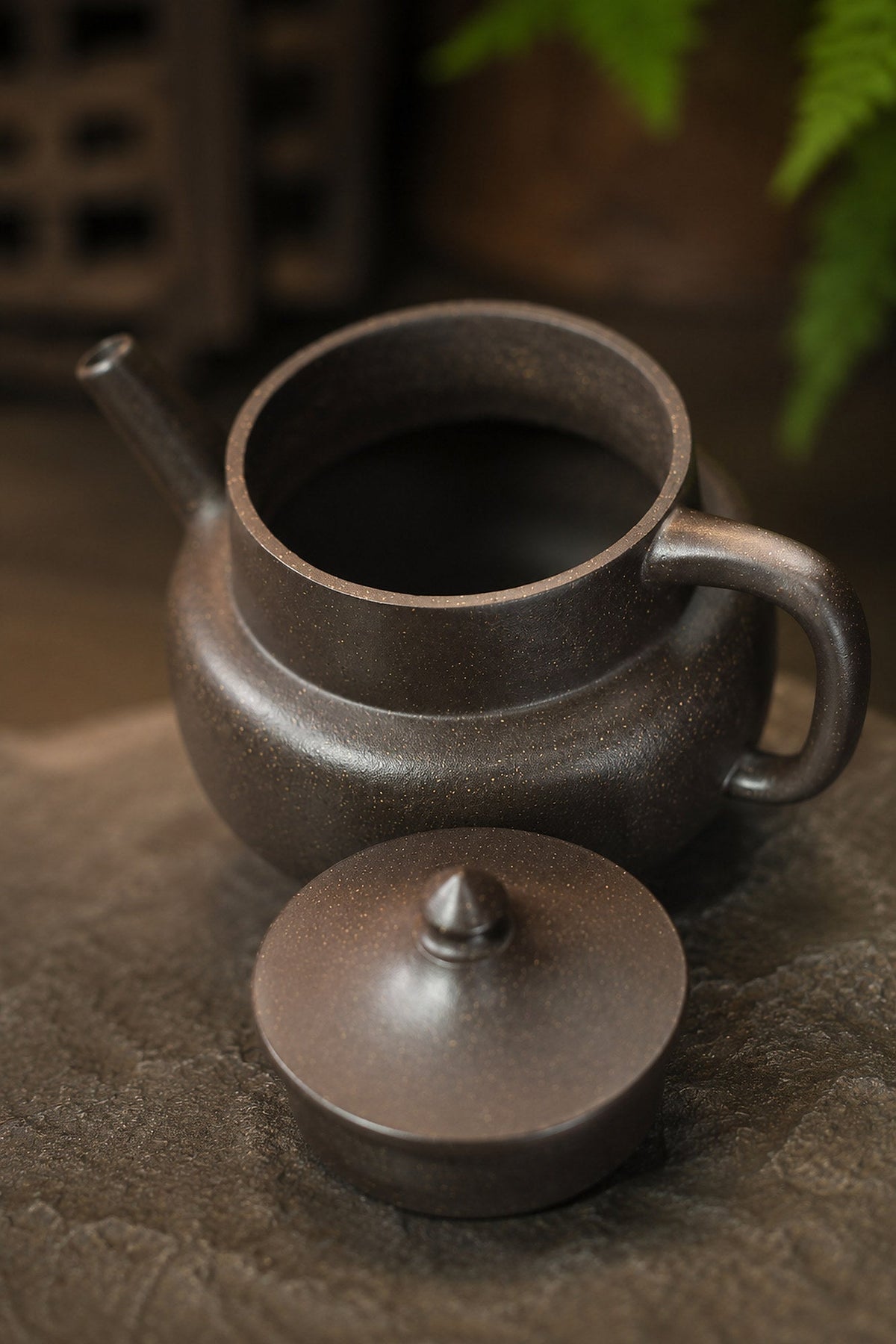 Handmade Artisan Design Yixing Zisha Teapot – Tianqingni Clay, 140ml
