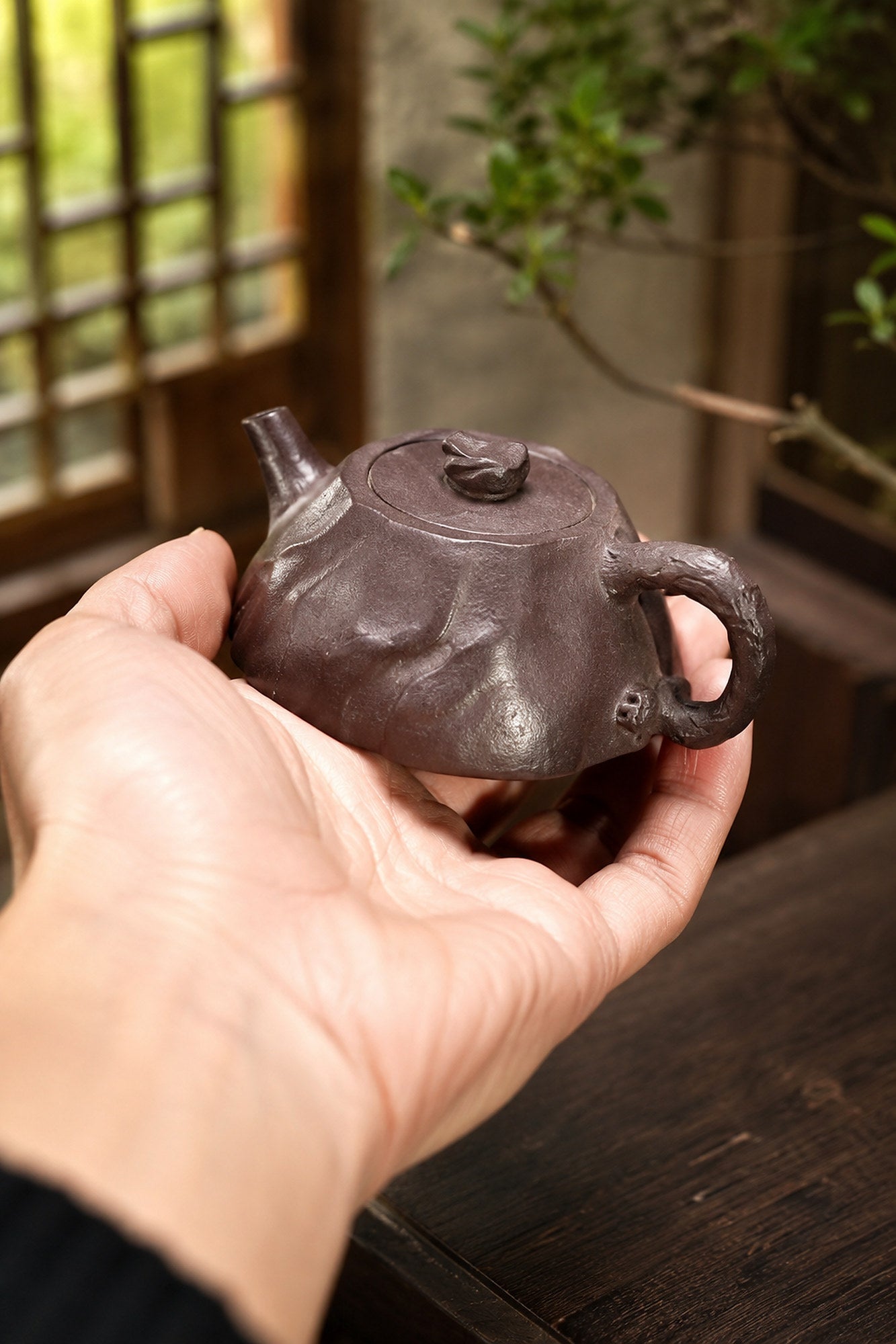 Handmade Artisan Design Yixing Zisha Teapot – Zini Clay, 80ml