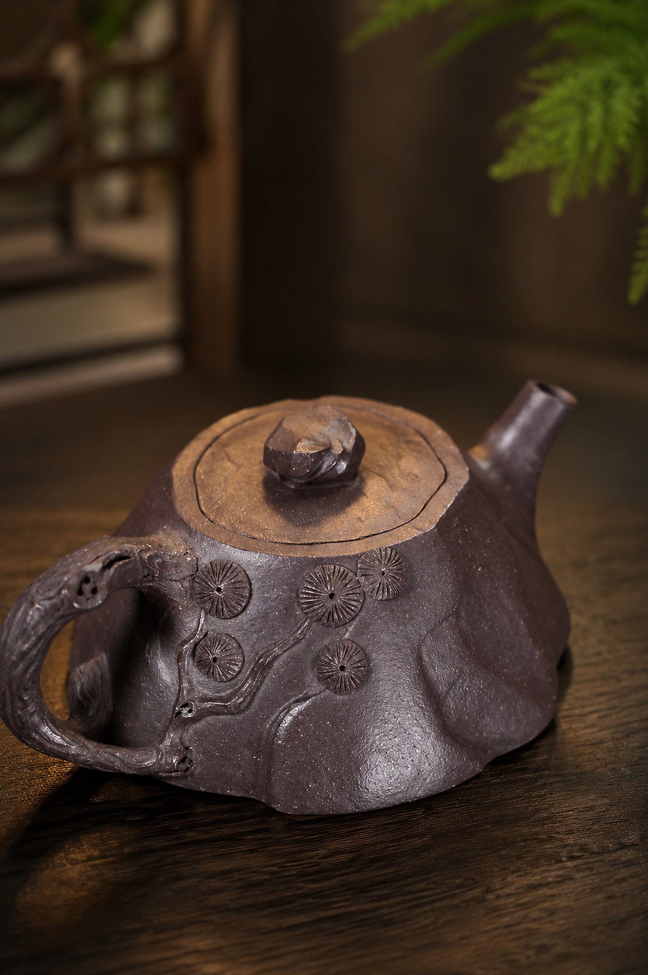 Handmade Artisan Design Yixing Zisha Teapot – Zini Clay, 80ml