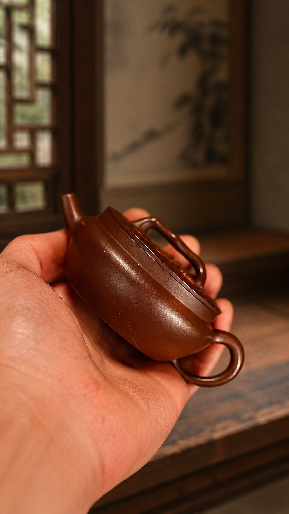 Handmade Artisan Design Yixing Zisha Teapot – Zini Clay, 100ml